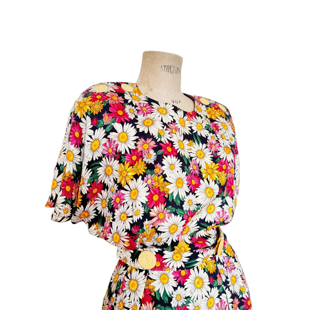 Spring Summer 1992 Floral Dress