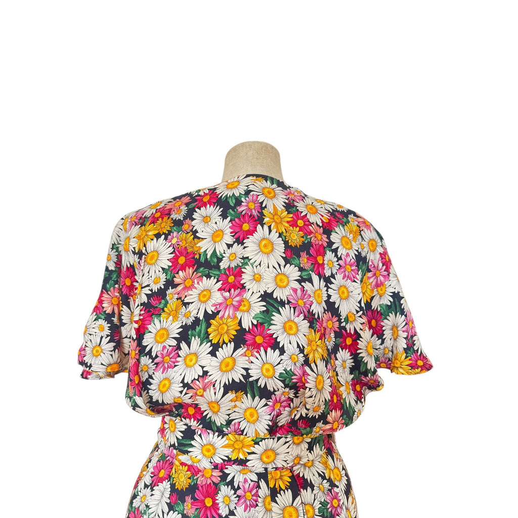 Spring Summer 1992 Floral Dress