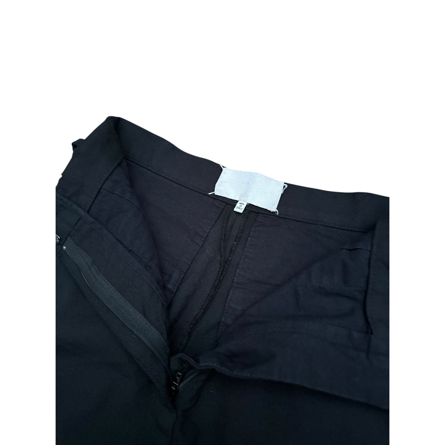 FW 2013 High Waist Black Wool Pants Size IT 42