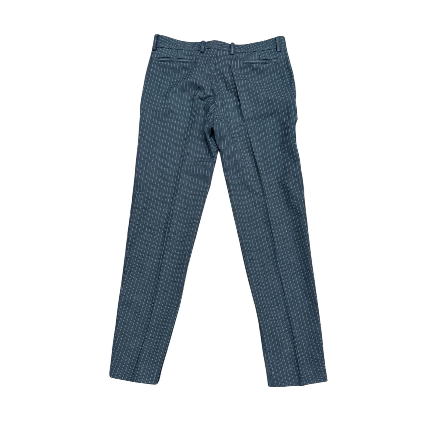 FW 2003 Grey Pinstripe Wool Trousers 