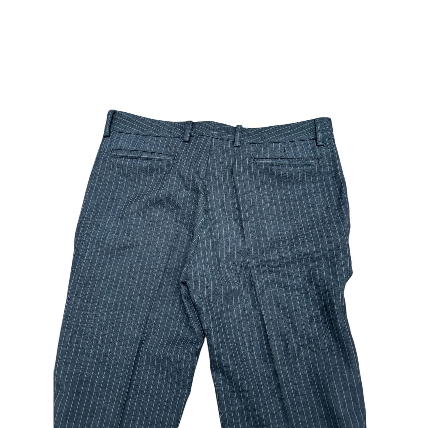 FW 2003 Grey Pinstripe Wool Trousers 