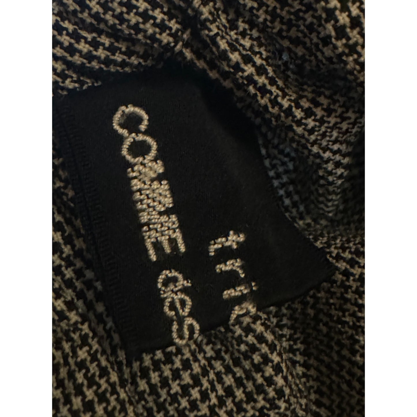 FW 1996 Grey Wool Open Back Embroidered Dress