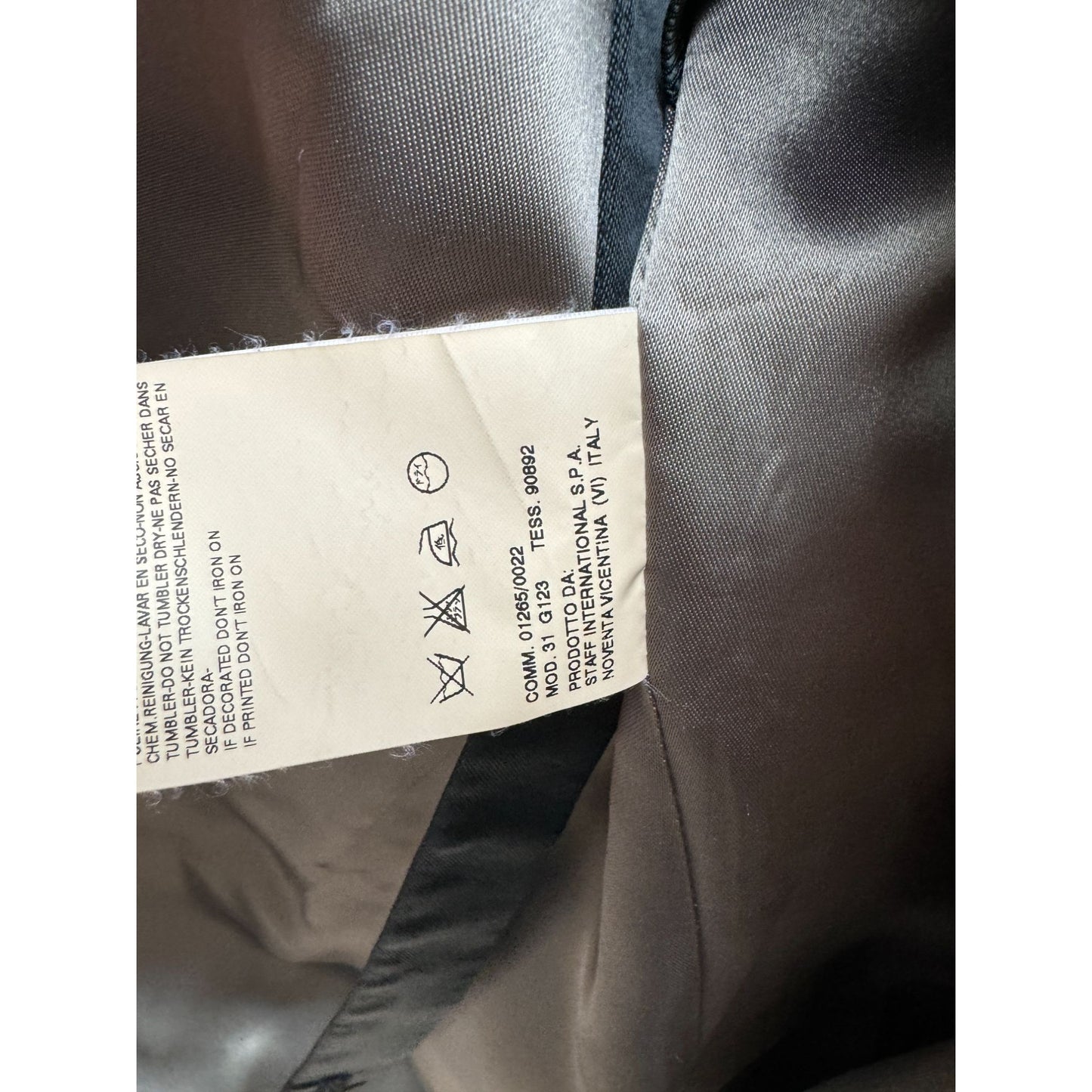 FW 2002 Black Wool Blazer Jacket