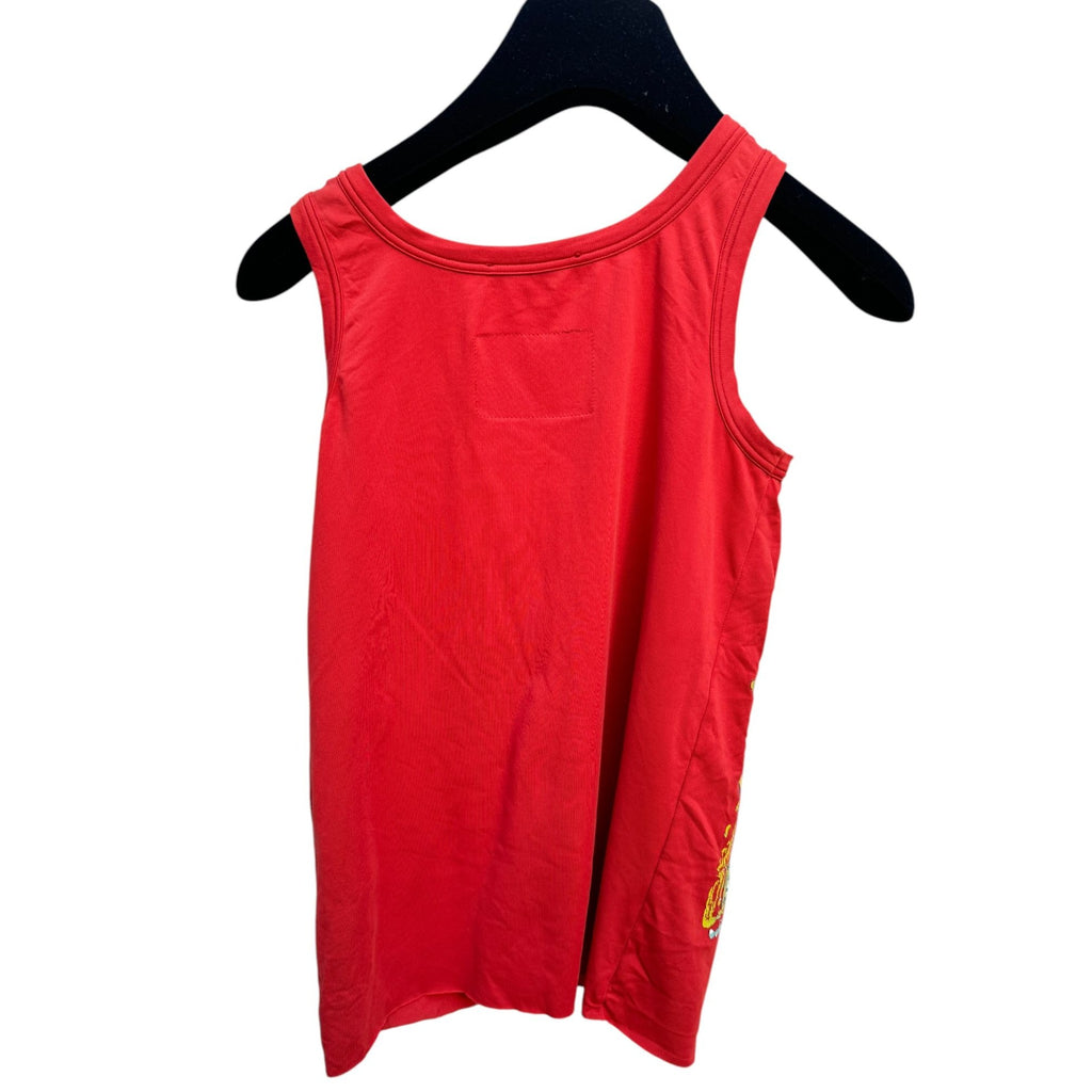 Red Nylon Tank Top