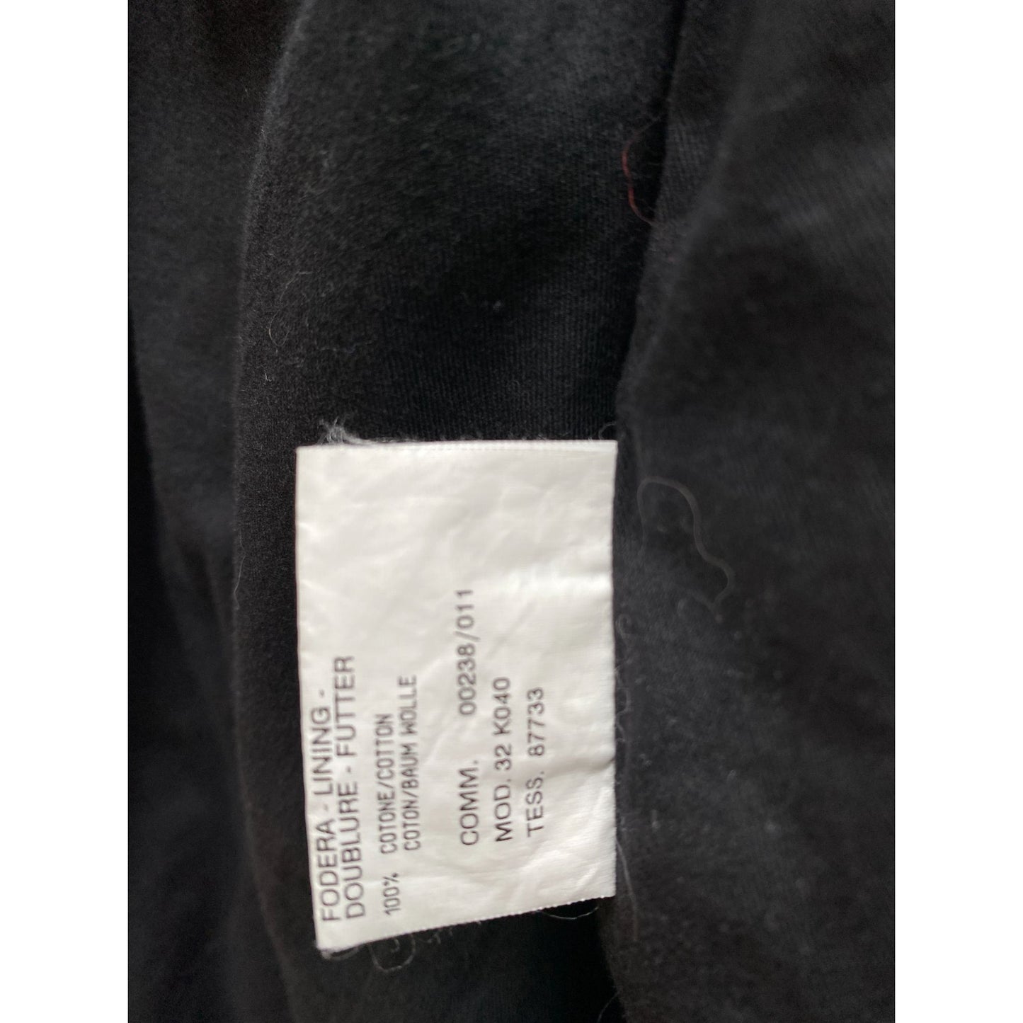 SS 2001 Vintage Black Jacket