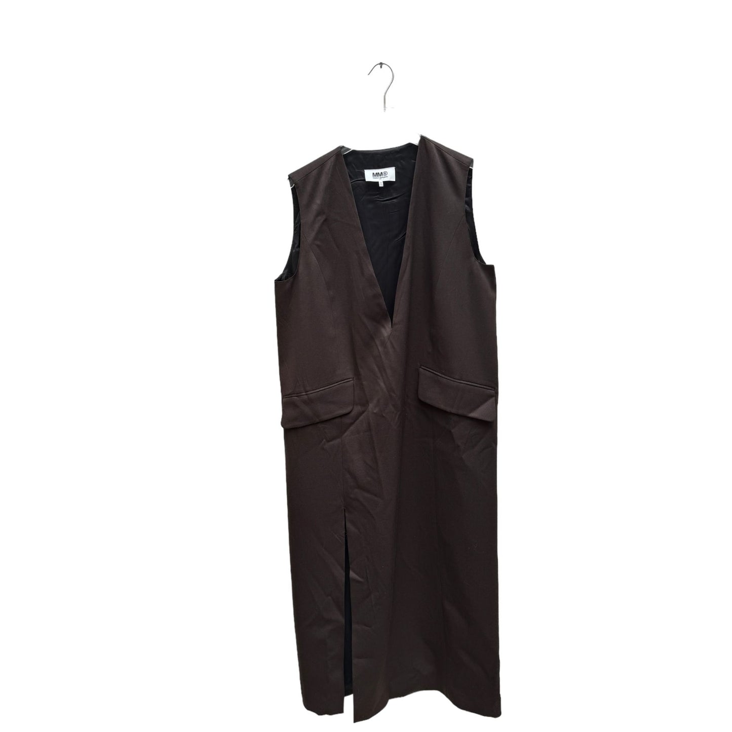 Brown Wool Maxi Dress