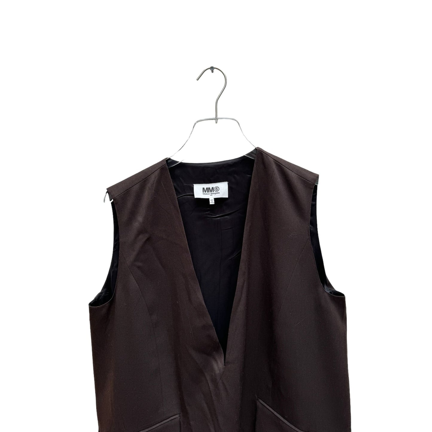Brown Wool Maxi Dress