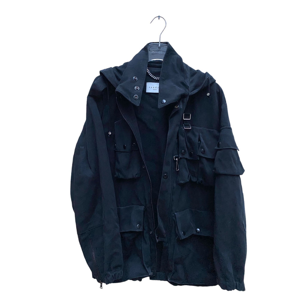 Black Tactic Parachute Bomber Jacket