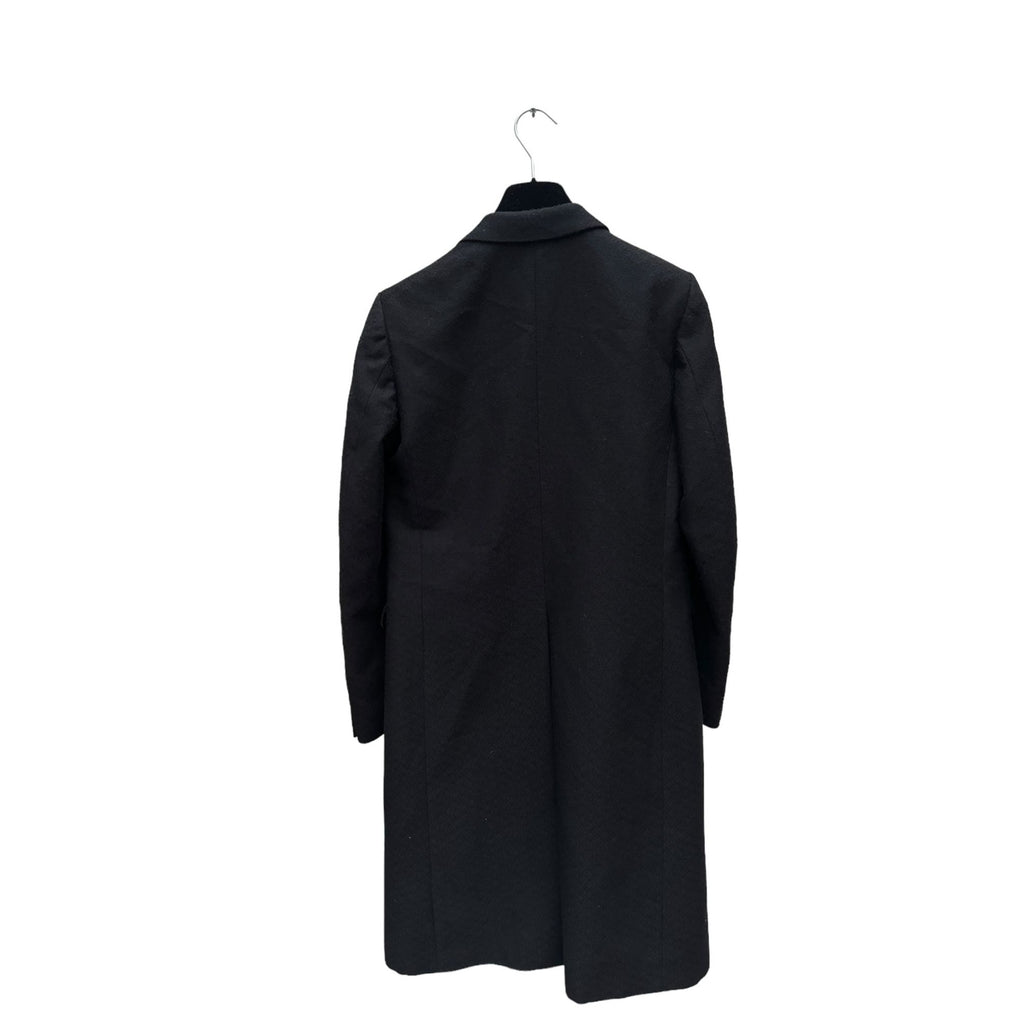 SS 2010 Black Wool Cotton Jewelry Coat