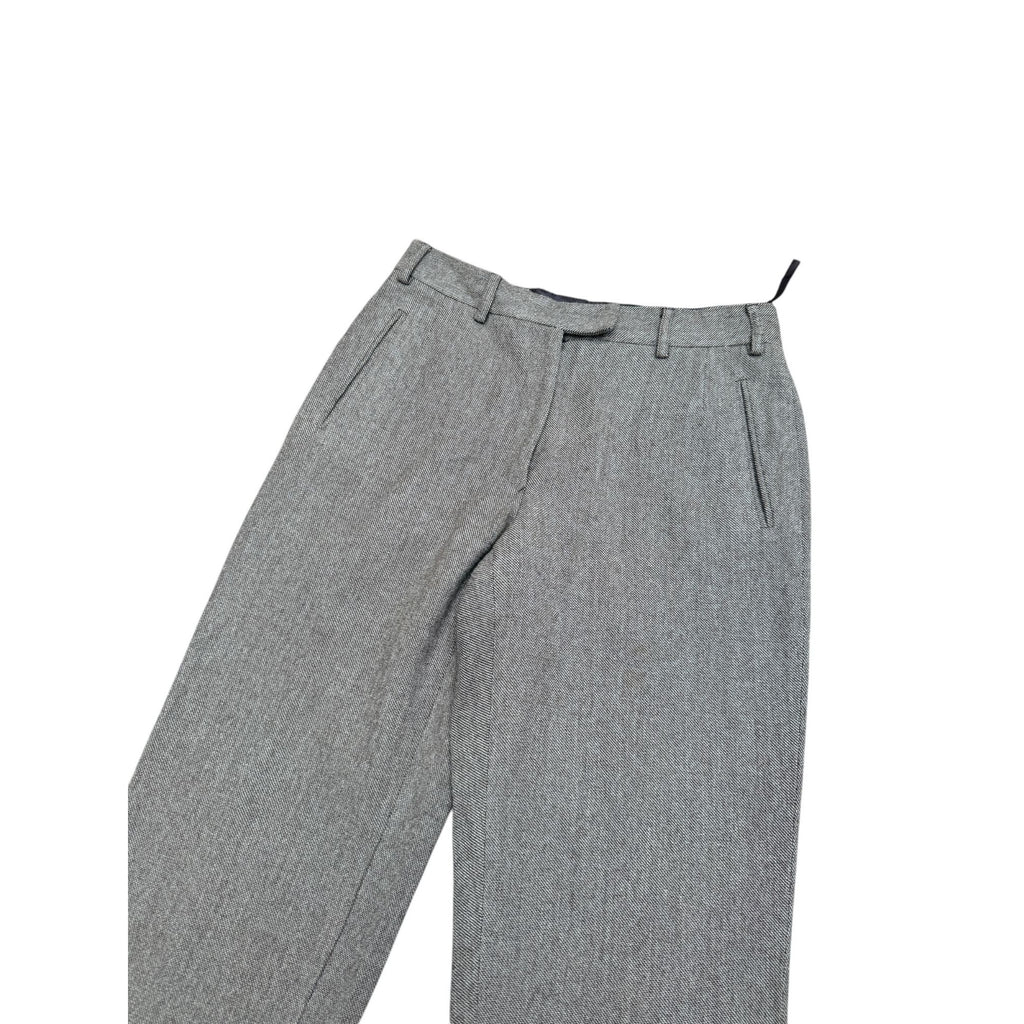 FW 2004 Brown Grey Wool Pants