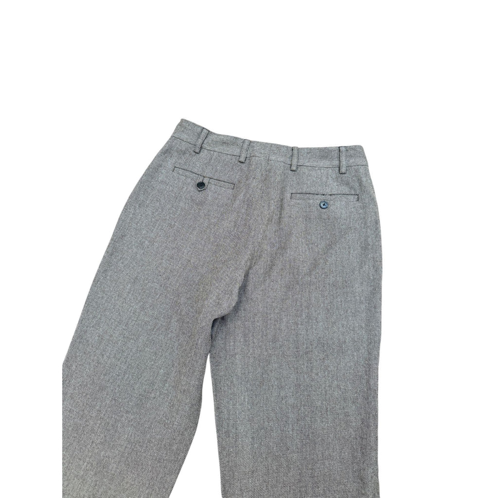 FW 2004 Brown Grey Wool Pants