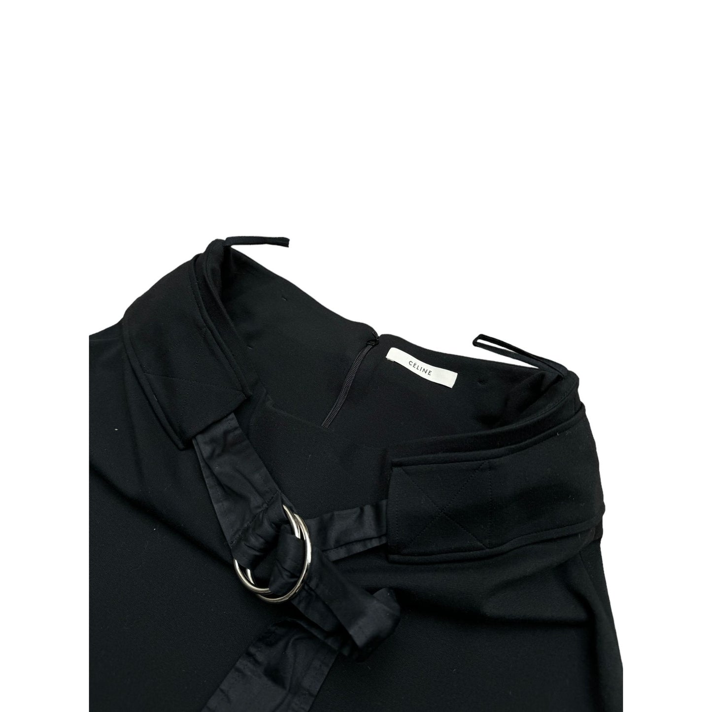 By Phoebe Philo Black Belted Skirt