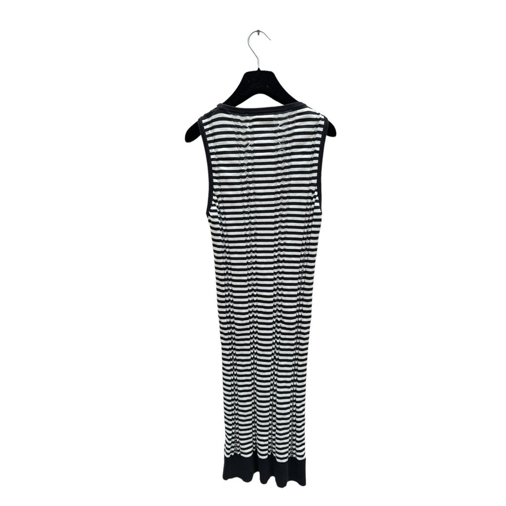 SS 2012 Navy White Striped Dress