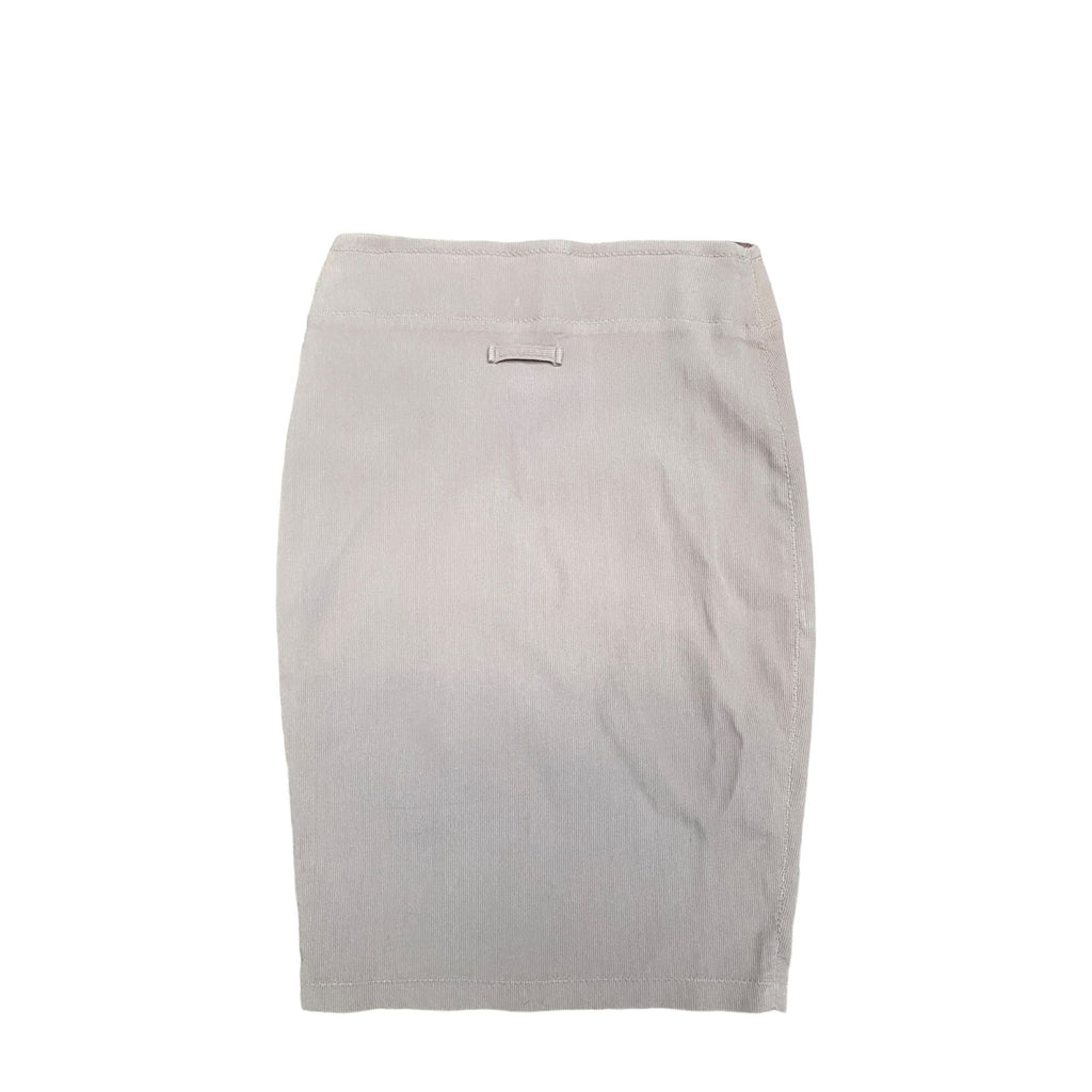 Vintage Beige Midi Skirt  Stretchable