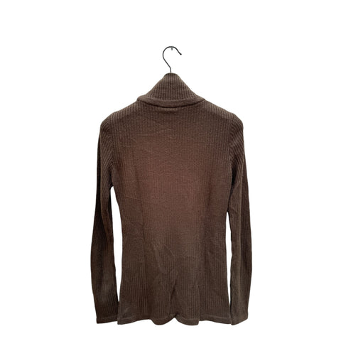 Vintage Brown Knit Rollneck