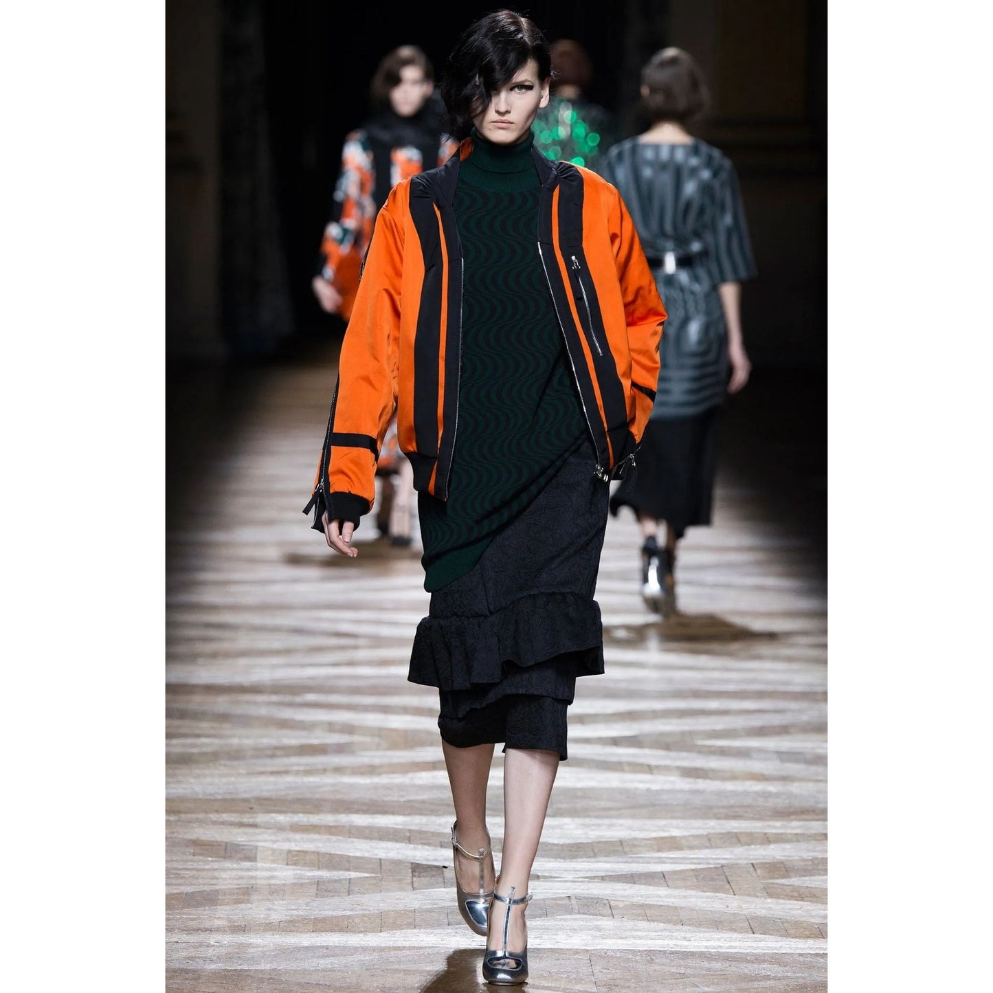 Fall/Winter 2014 Orange Back-Zip Bomber