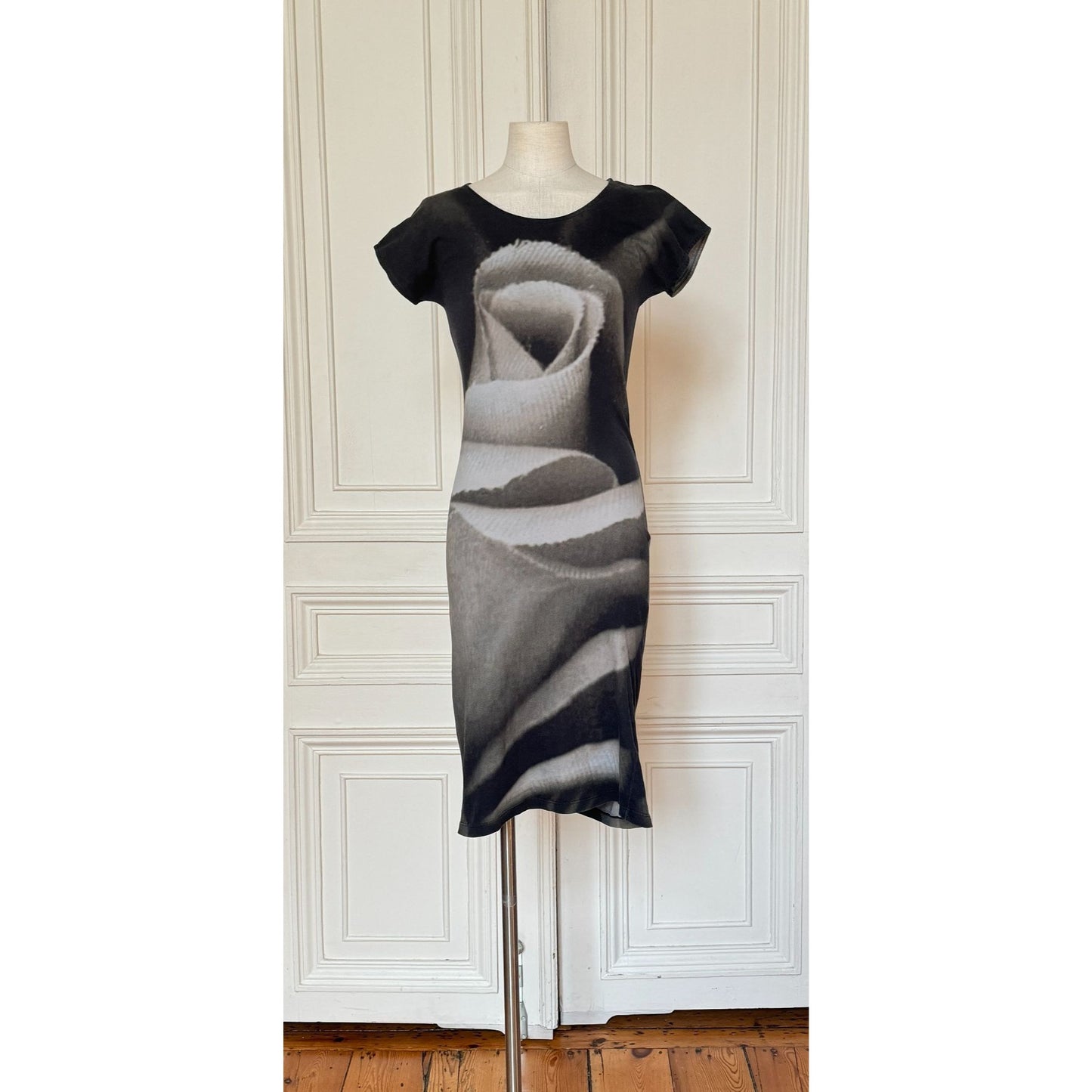 SS 2007 Trompe-l’Œil Printed Cotton Dress