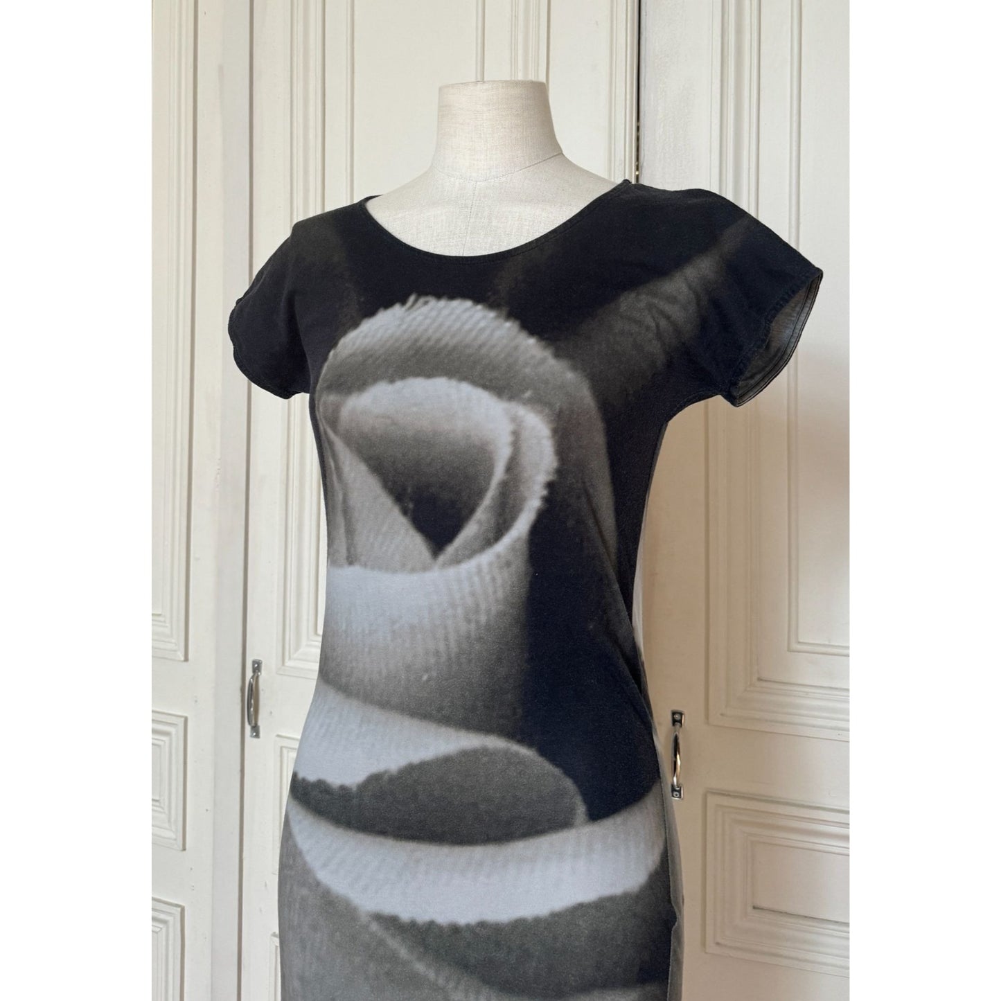 SS 2007 Trompe-l’Œil Printed Cotton Dress