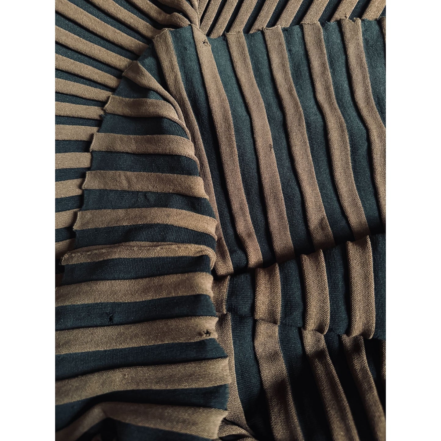 Phoebe Philo Pre Fall 2015 Wide Pleated Black Brown Pants