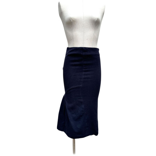 FW 2005 Navy Wool Skirt