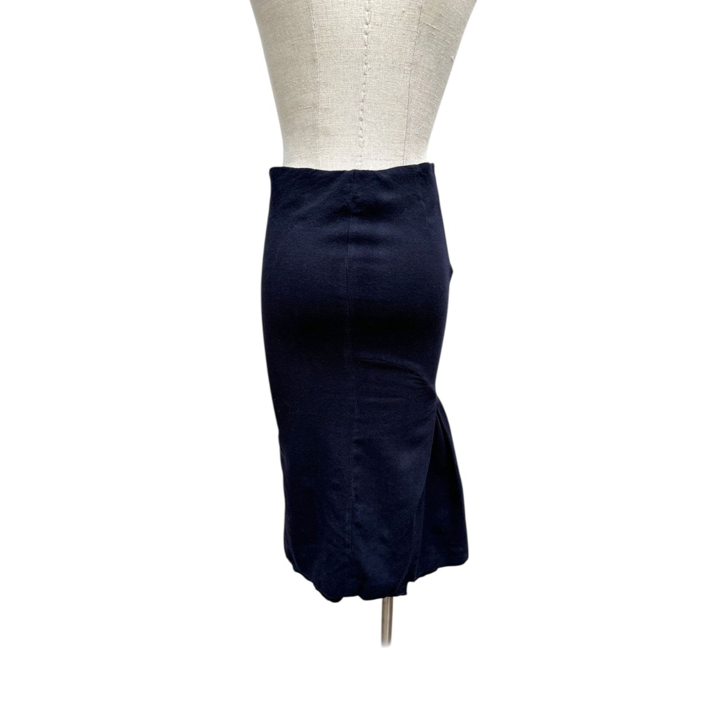 FW 2005 Navy Wool Skirt