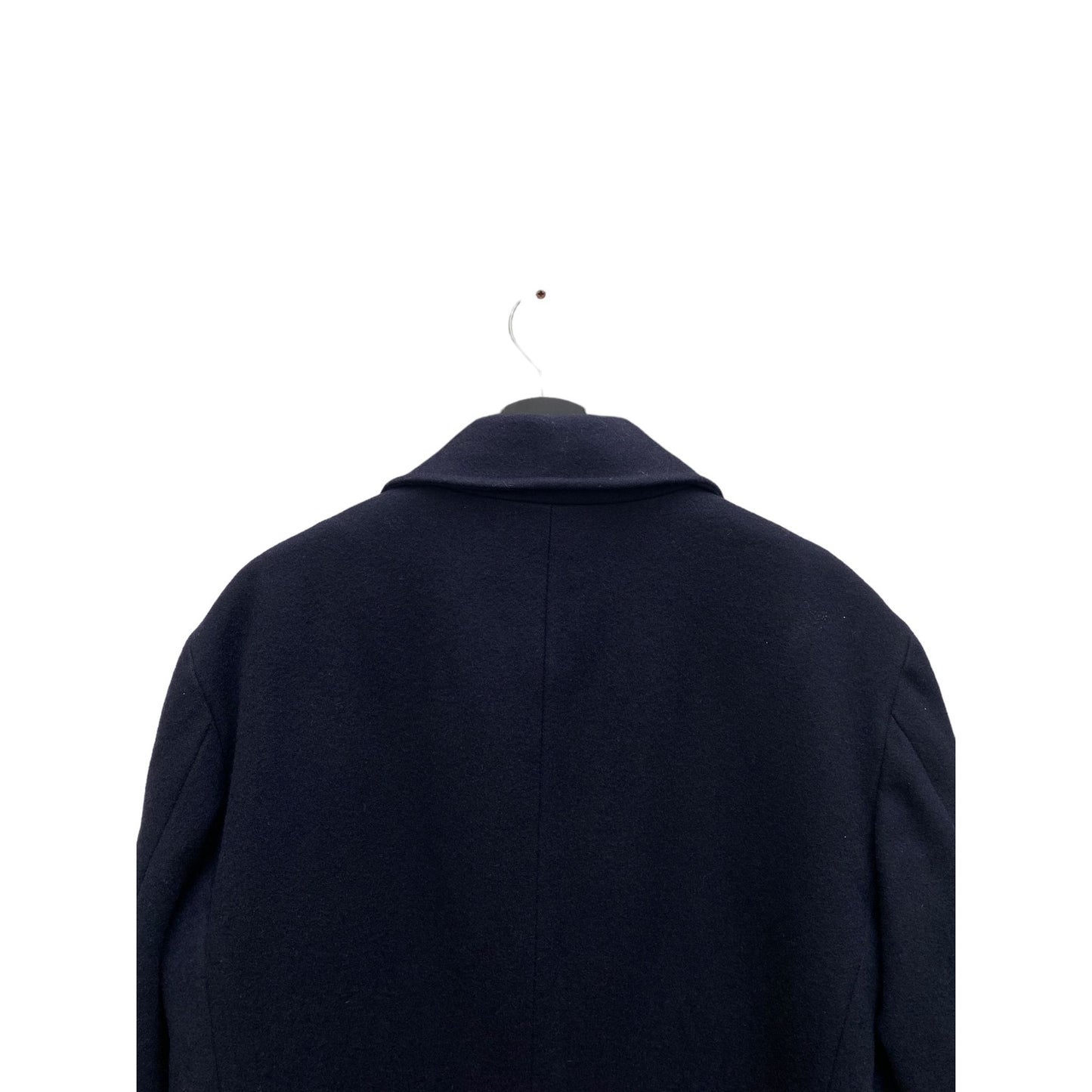 1997 Navy Wool Double Breasted Coat
