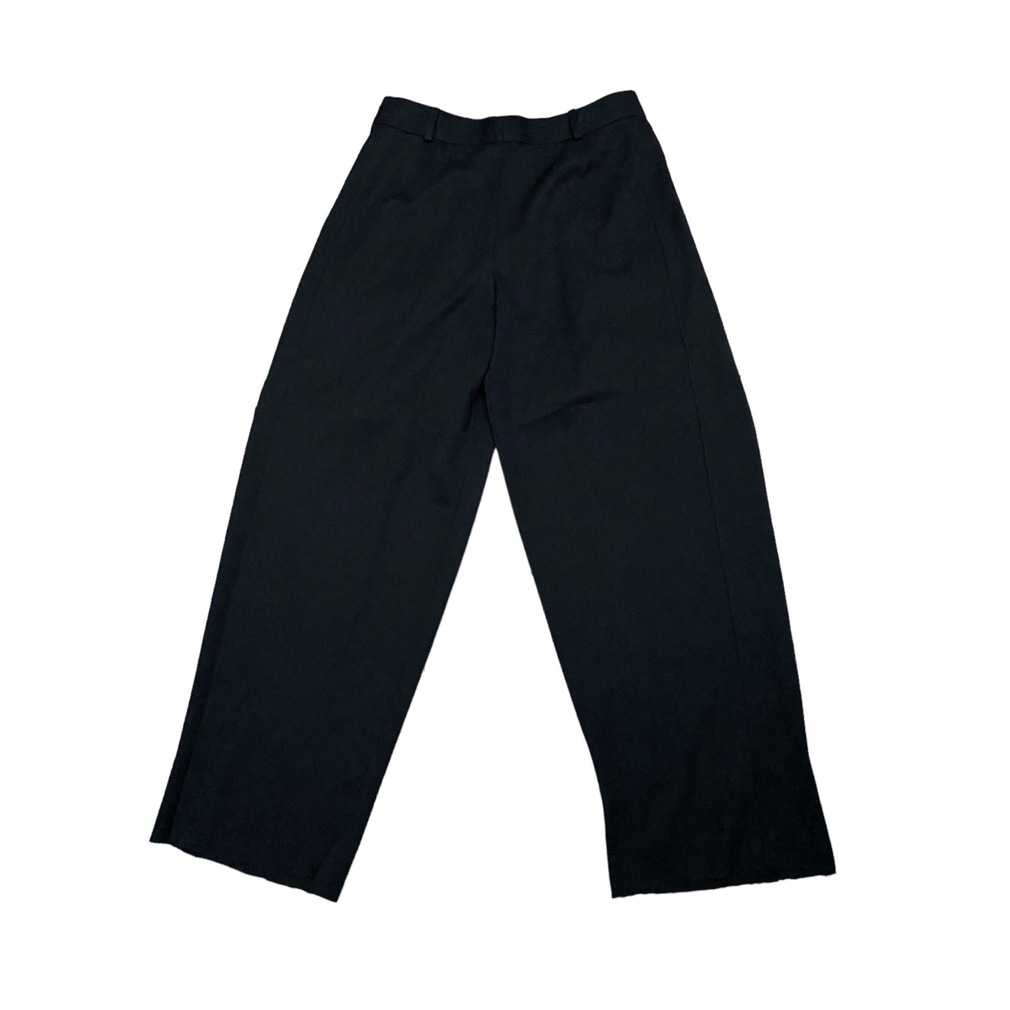 SS 2017 High Waist Black Wide Wool Pants  Size 34 US 25