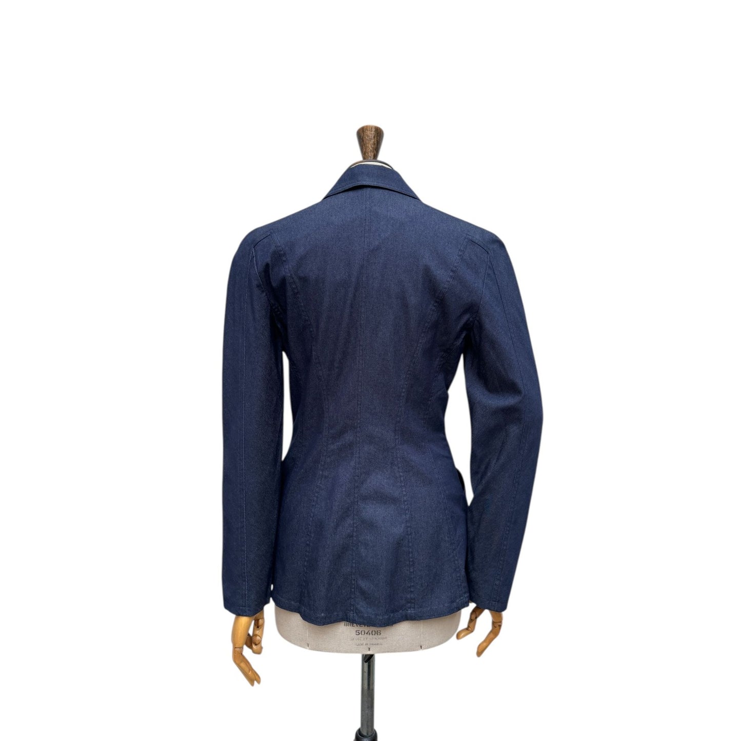  Dark Denim Blazer Jacket