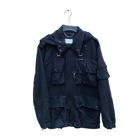 Black Tactic Parachute Bomber Jacket