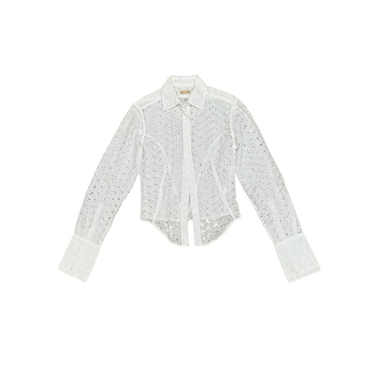 Embroidered White Shirt