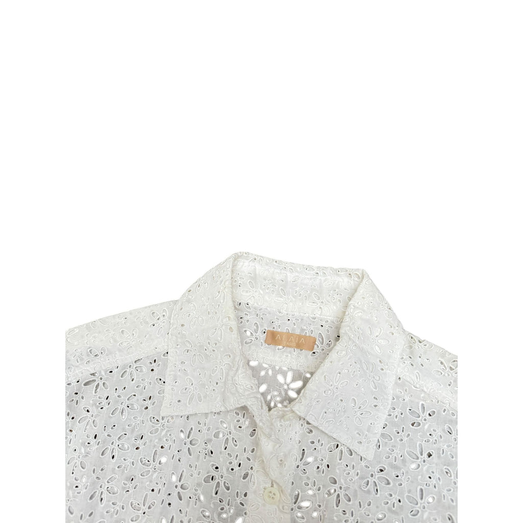 Embroidered White Shirt