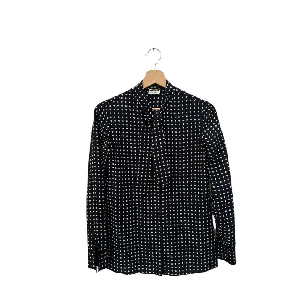 Hedi Slimane  Silk Dot Shirt