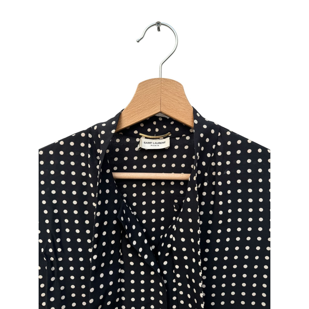 Hedi Slimane  Silk Dot Shirt