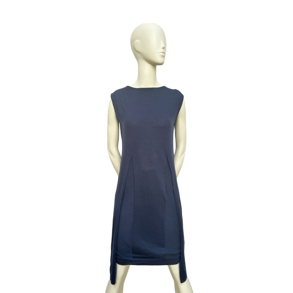 Dark Navy Wool Dress Line 1