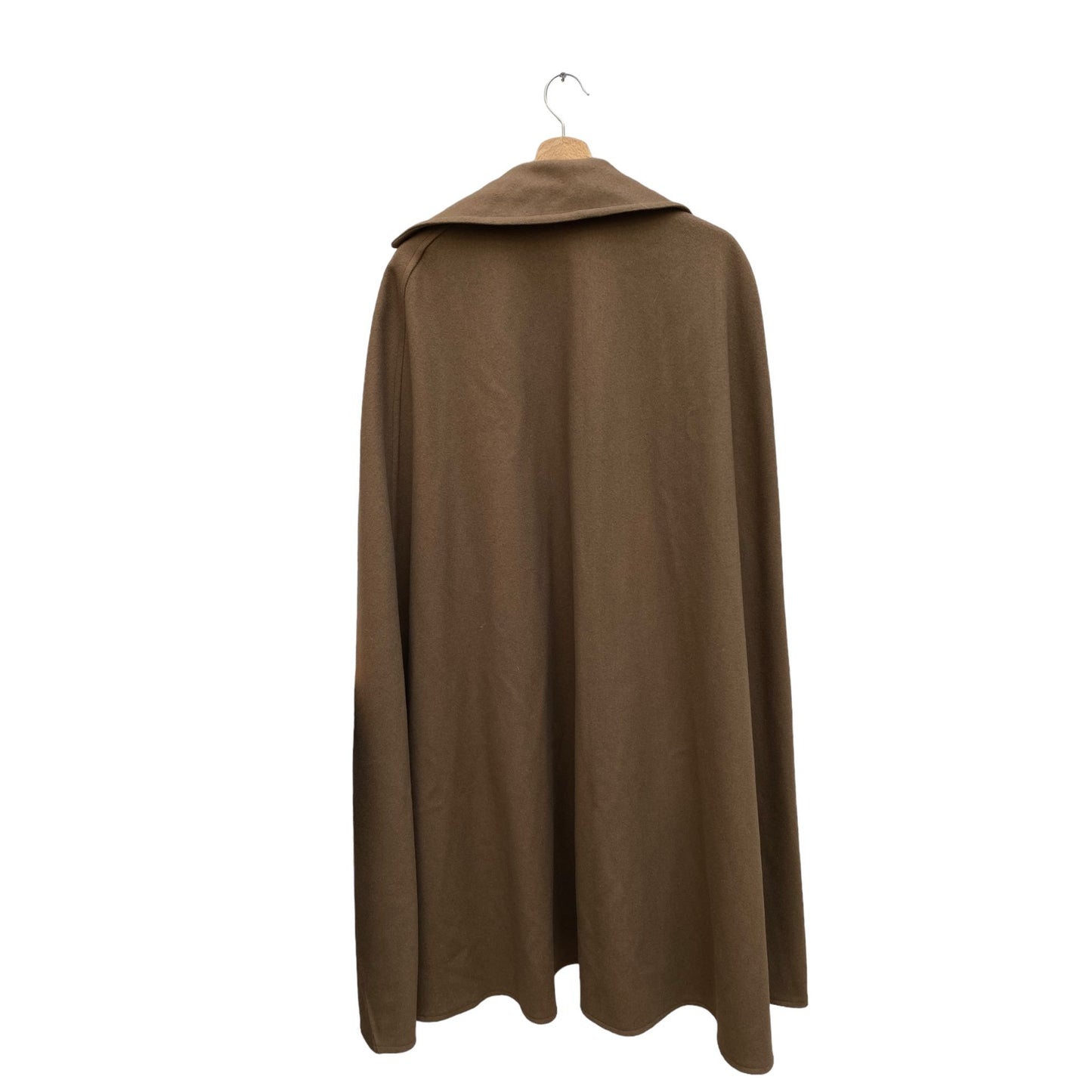 1970S Vintage Brown Wool Cape