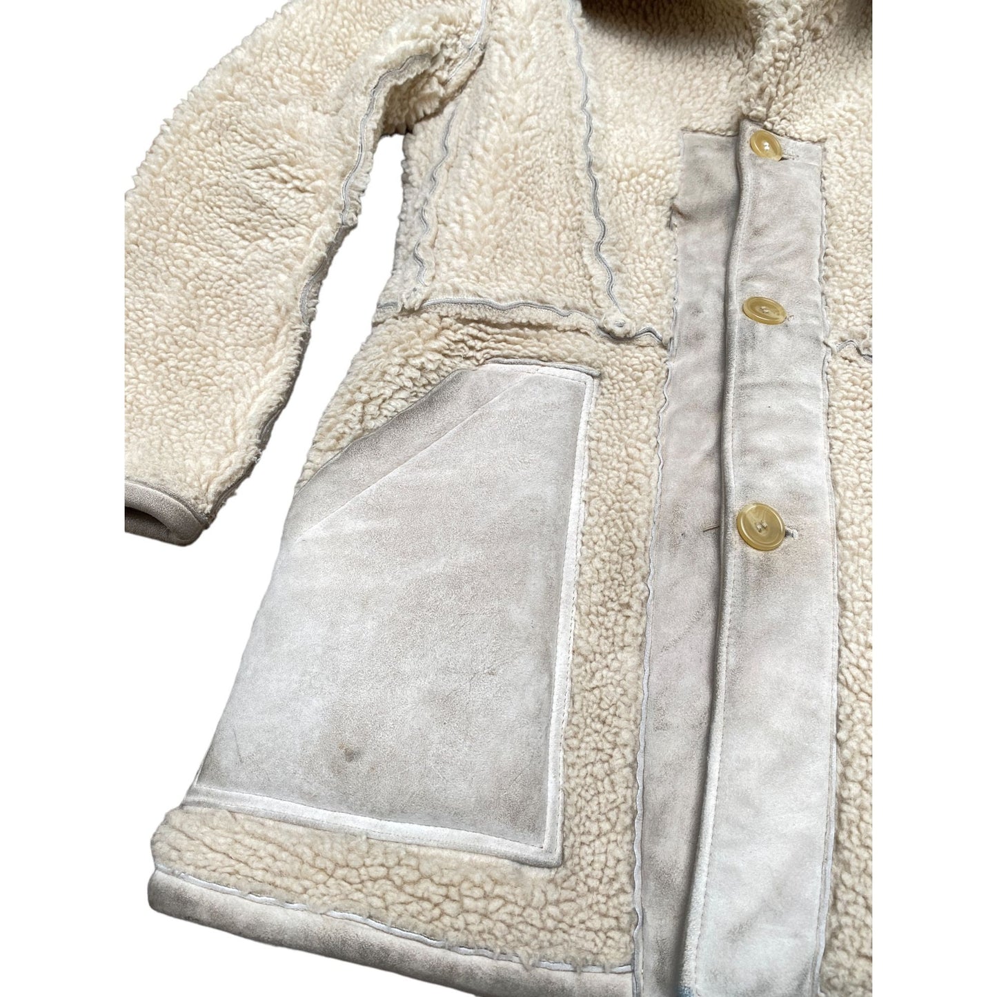 Reversed Suede Shearling Jacket