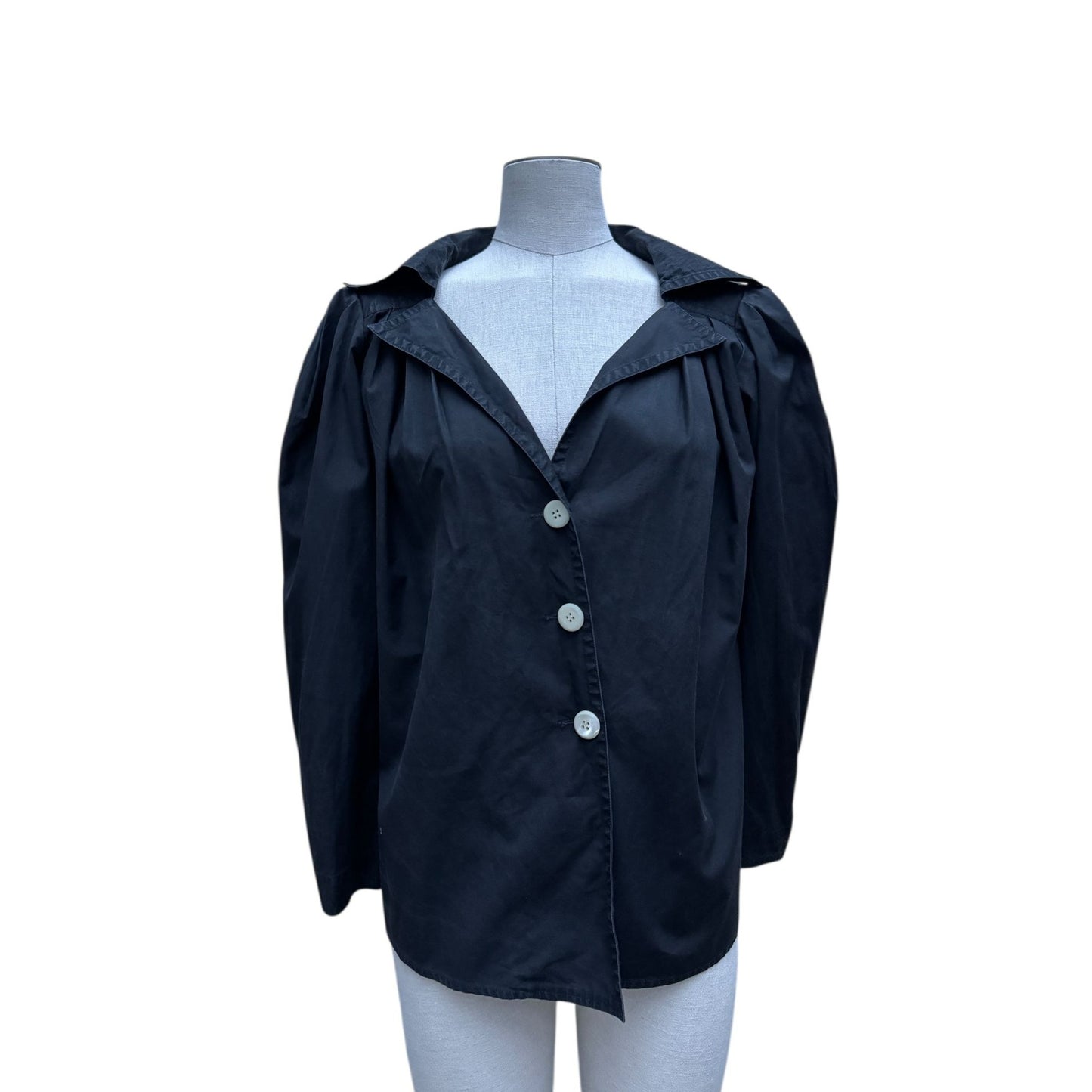 Yves Saint Laurent Paris  Black Cotton Shirt Size 38 / M