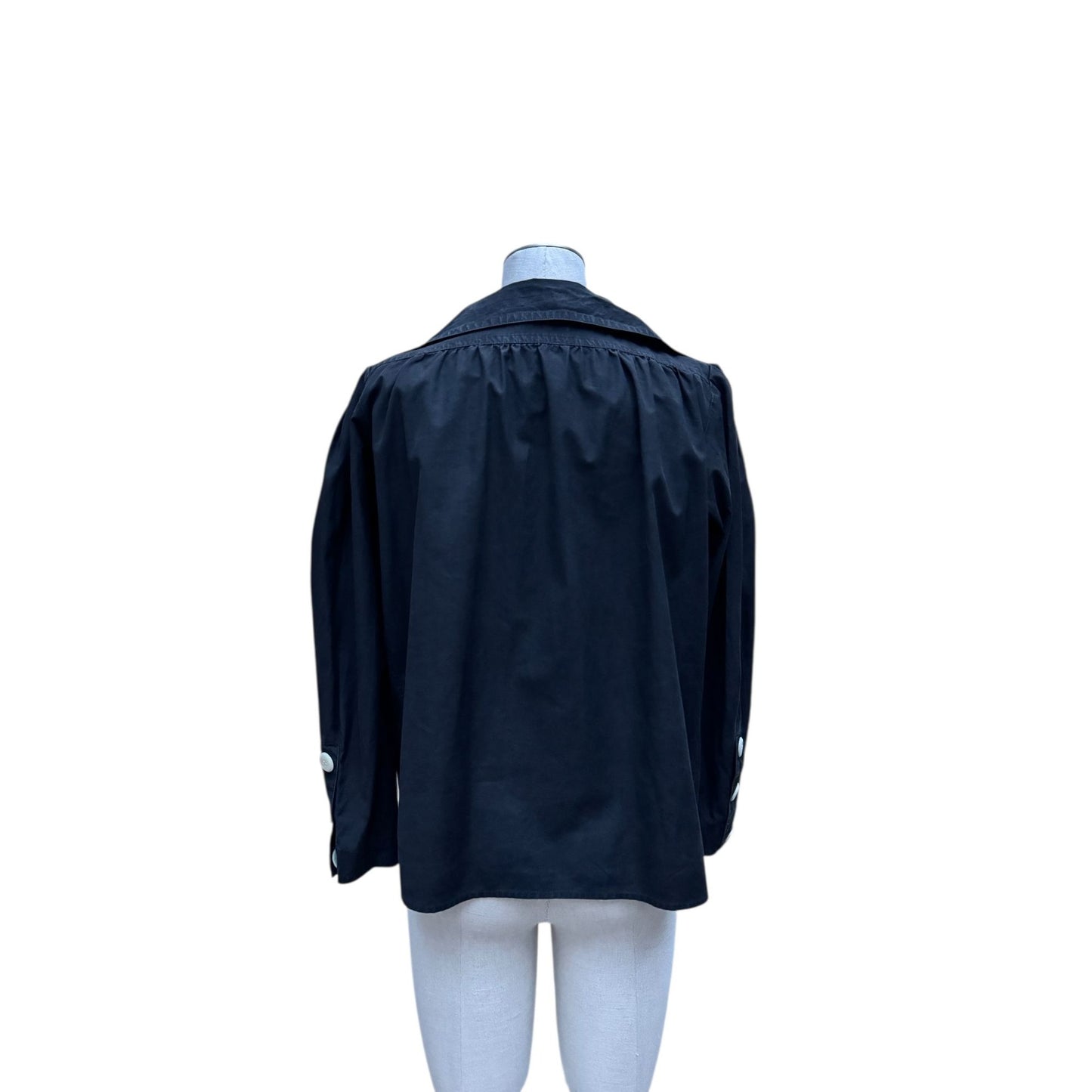 Yves Saint Laurent Paris  Black Cotton Shirt Size 38 / M