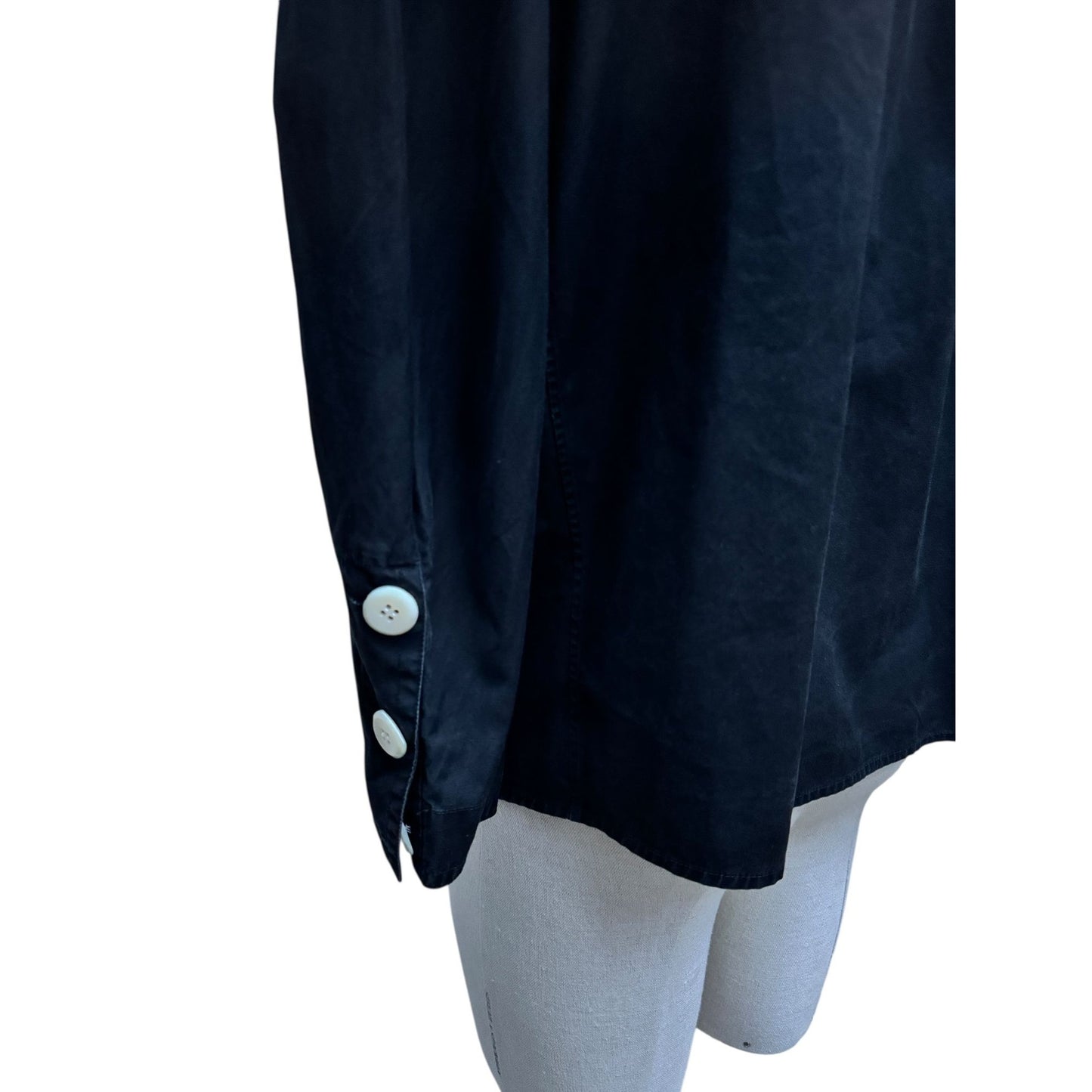 Yves Saint Laurent Paris  Black Cotton Shirt Size 38 / M