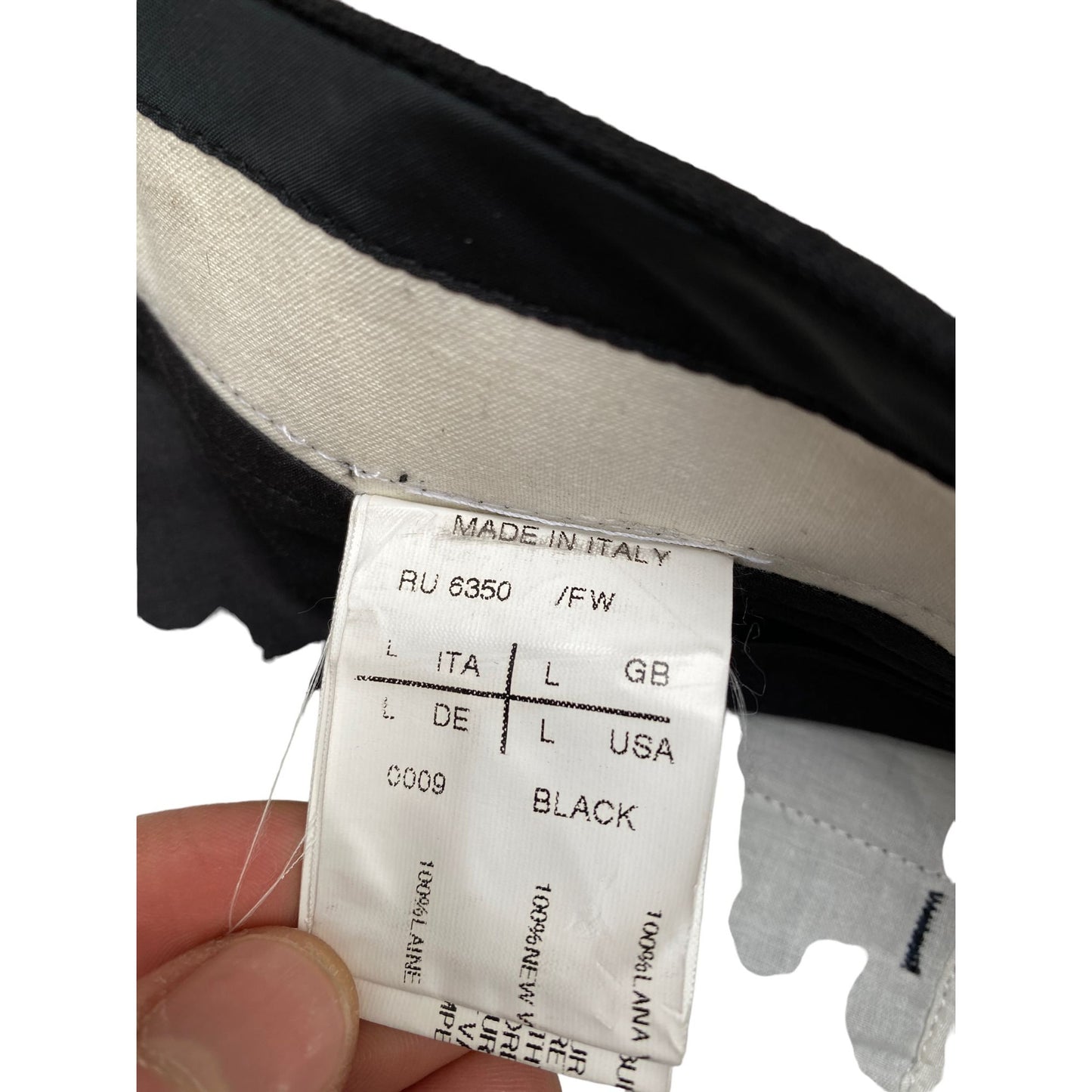 Rare Vintage Black Wool Pants