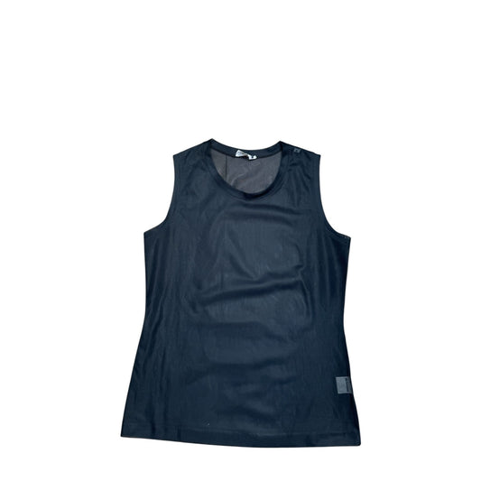 Black Mesh Tank Top