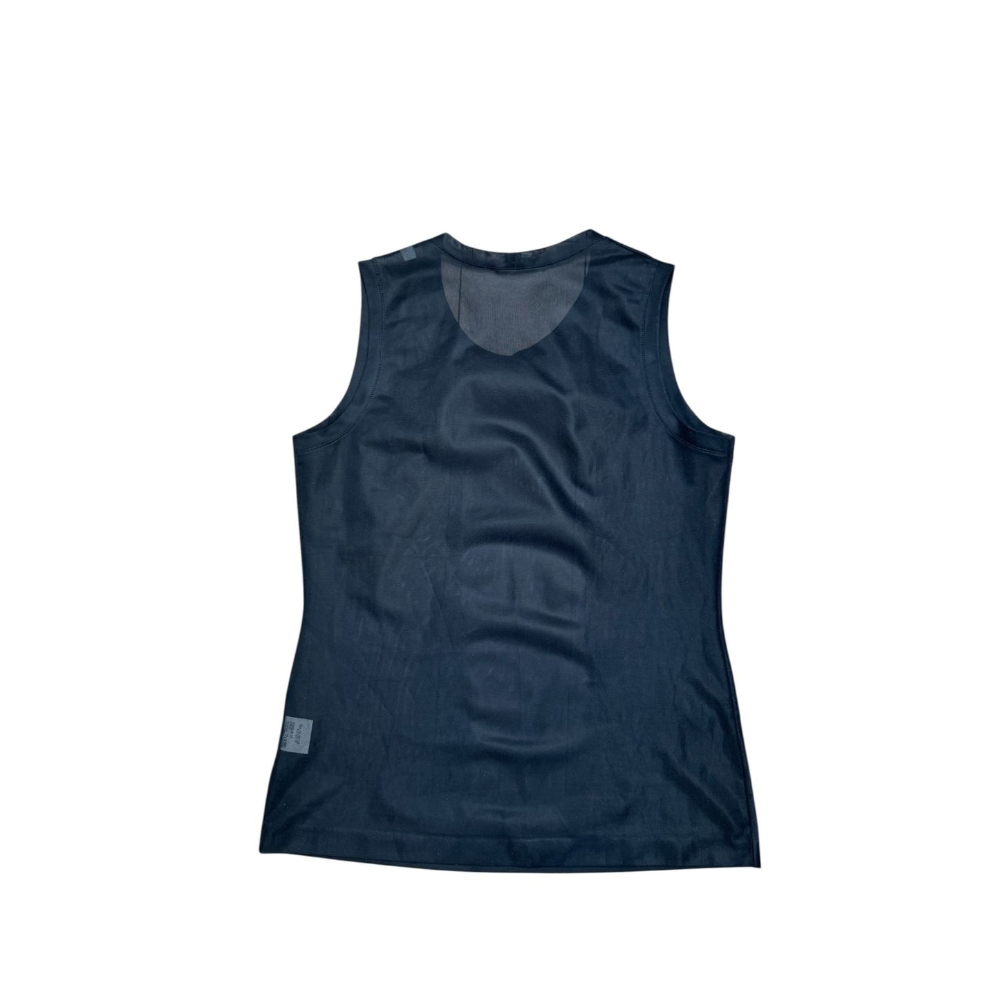 Black Mesh Tank Top