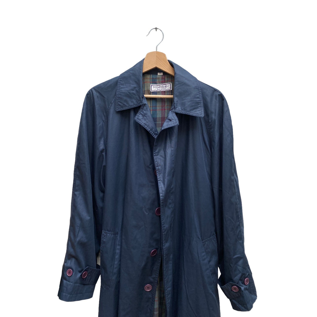 Vintage Navy Trench Coat