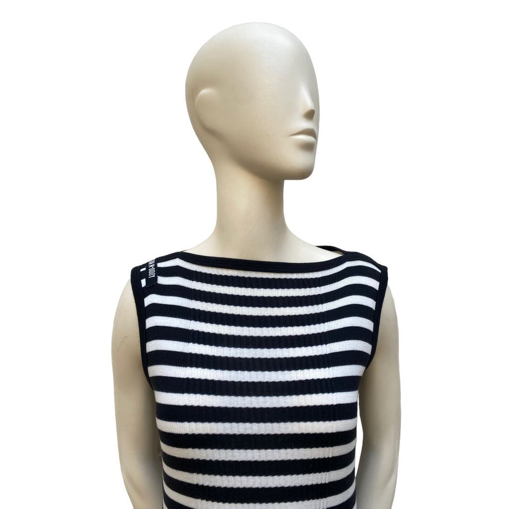 Vintage Knitted Striped Dress