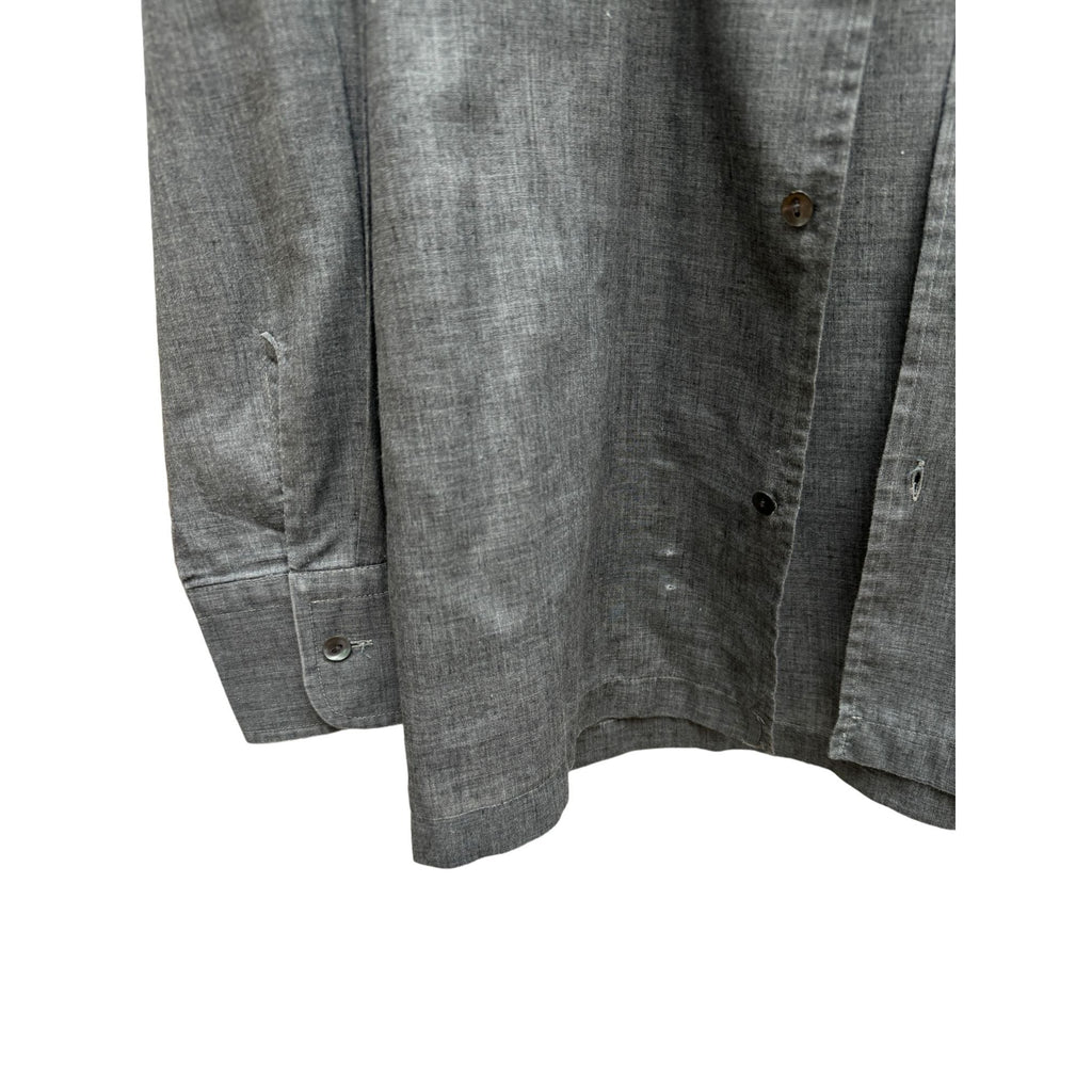 SS 1995 Vintage Grey Linen Cotton Shirt