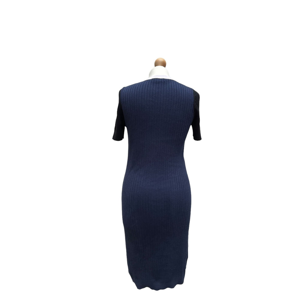 Navy Black Knitted Dress