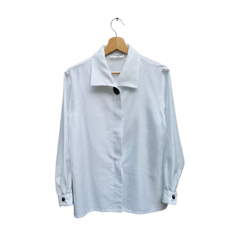 Vintage White Silk Shirt