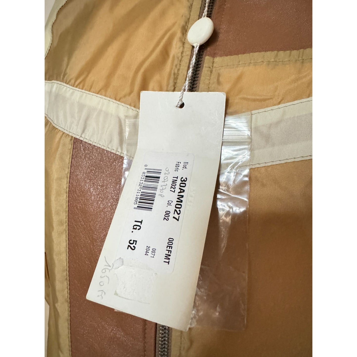 SS 2007 Patchwork Nylon & Leather Jacket Size 52 / L