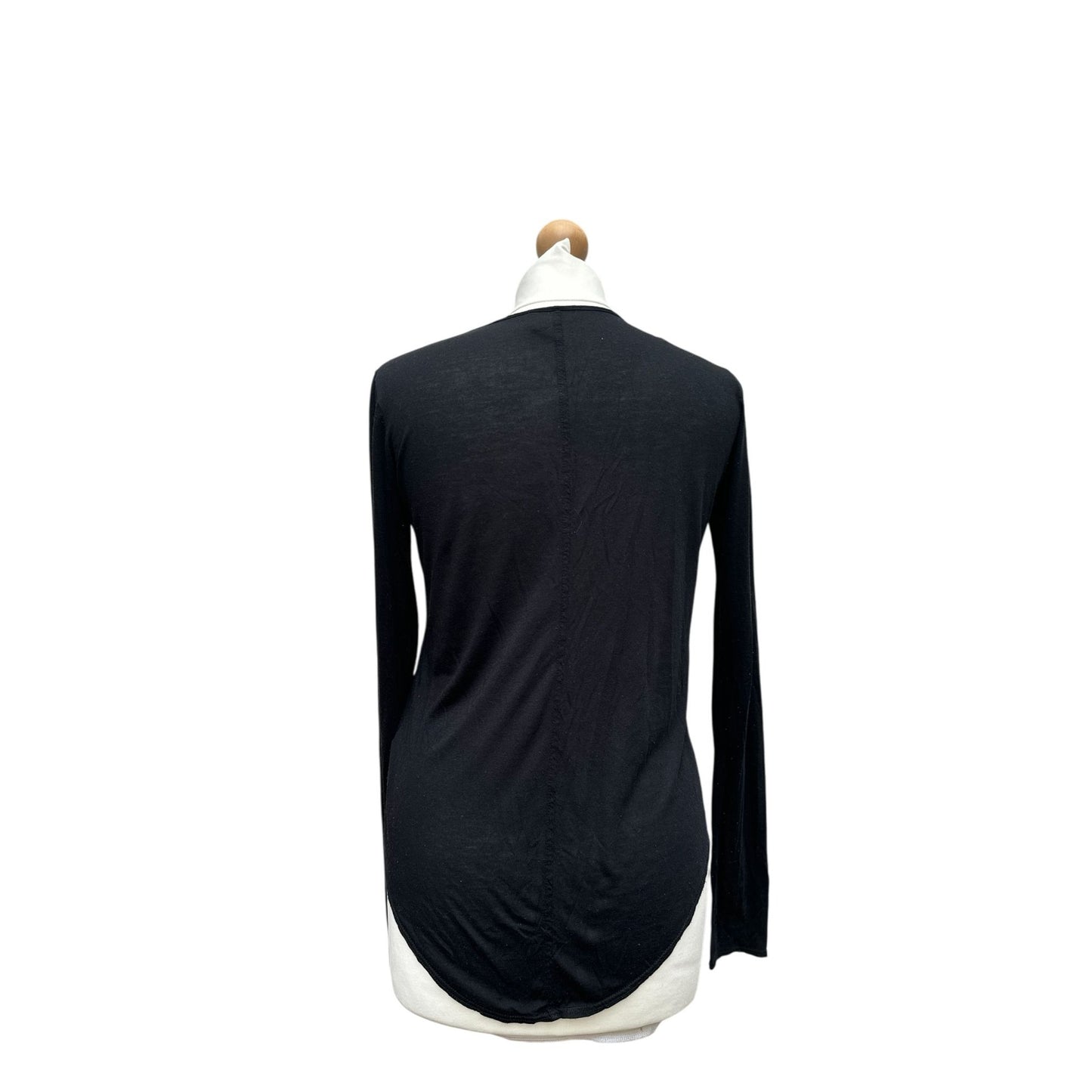 Black Long-Sleeve Top
