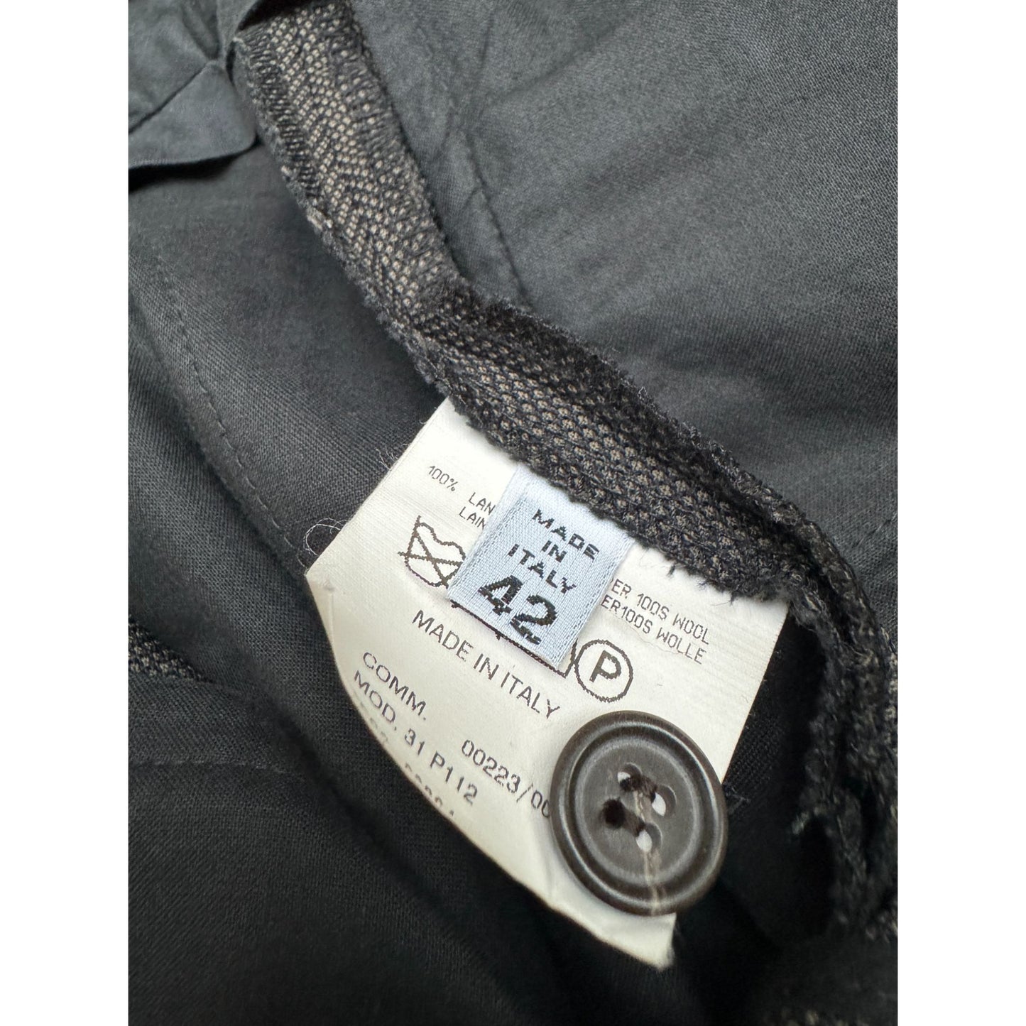 Fall/Winter 2000 Grey Wool Pants 